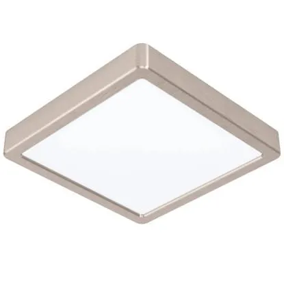 Plafoniera LED Fueva 5 2100 lm bianco neutro 21x21 cm bianco-nichel