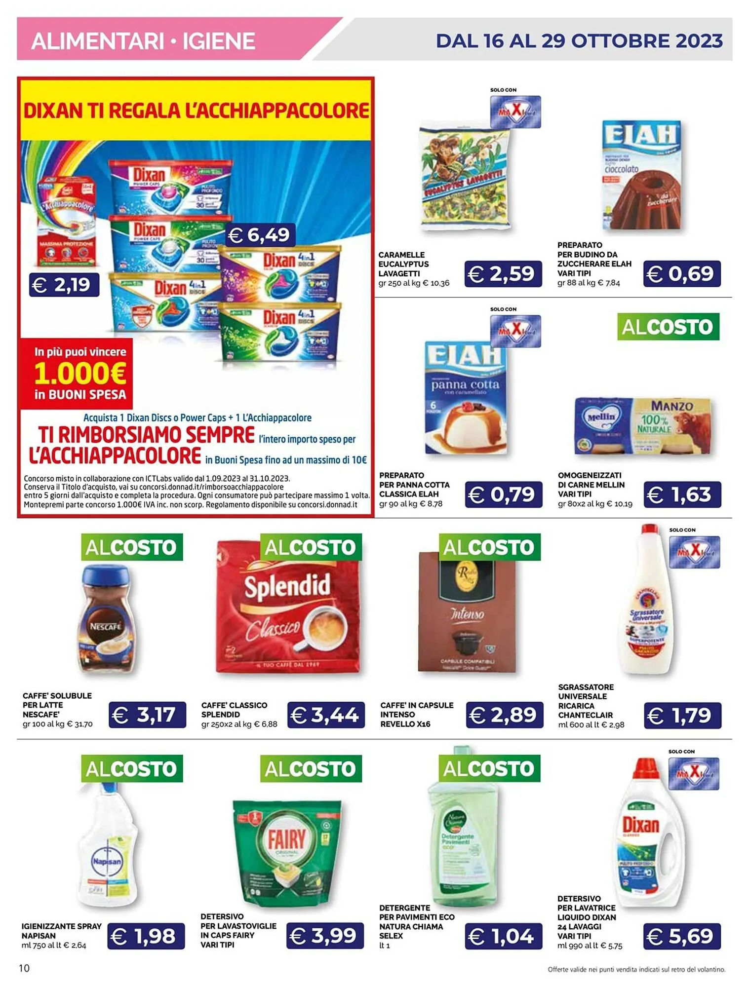 Volantino Maxisconto da 16 ottobre a 29 ottobre di 2023 - Pagina del volantino 10