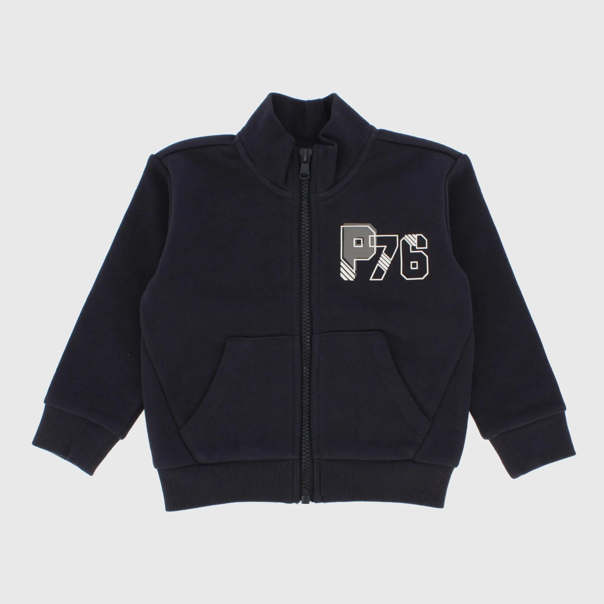 Felpa aperta da bambino, blu