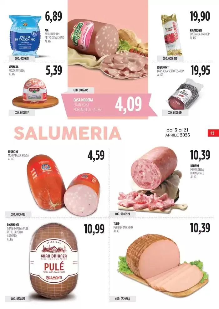 Offerte Carico Cash & Carry da 3 aprile a 21 aprile di 2025 - Pagina del volantino 13