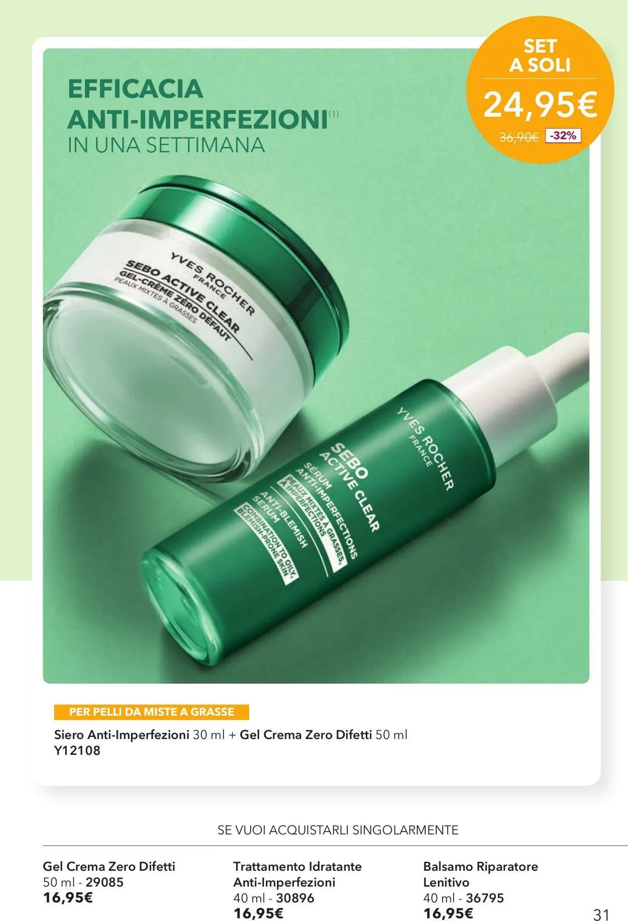 Yves Rocher Volantino attuale da 30 maggio a 16 giugno di 2025 - Pagina del volantino 31