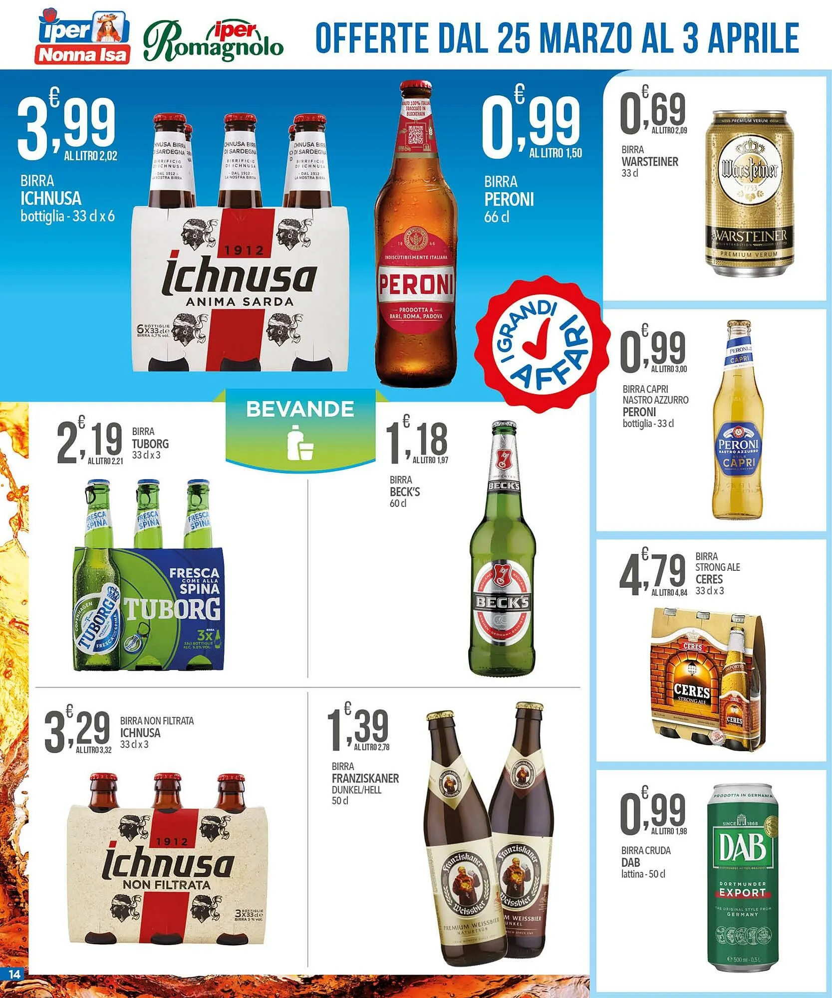 Volantino Iper Romagnolo da 25 marzo a 3 aprile di 2025 - Pagina del volantino 14