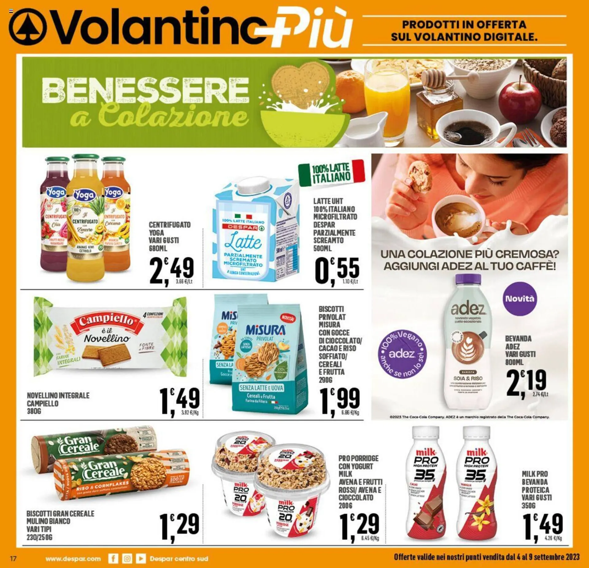 Volantino Eurospar da 4 settembre a 9 settembre di 2023 - Pagina del volantino 17