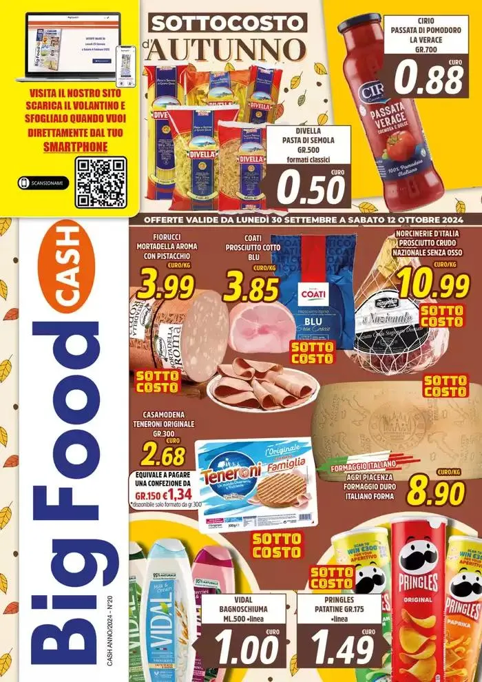 Sottocosto da 30 settembre a 12 ottobre di 2024 - Pagina del volantino 1