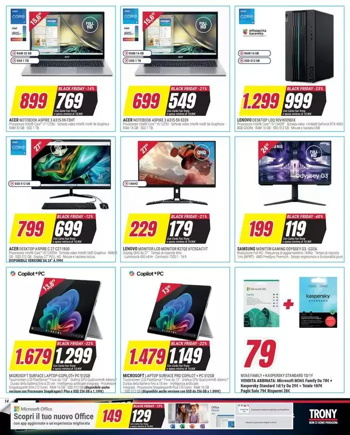 Black friday da 26 novembre a 4 dicembre di 2024 - Pagina del volantino 14