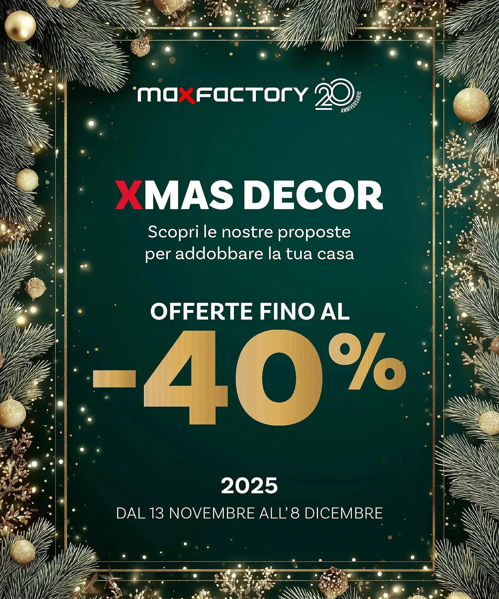 Volantino Max Factory da 12 novembre a 8 dicembre di 2025 - Pagina del volantino 1