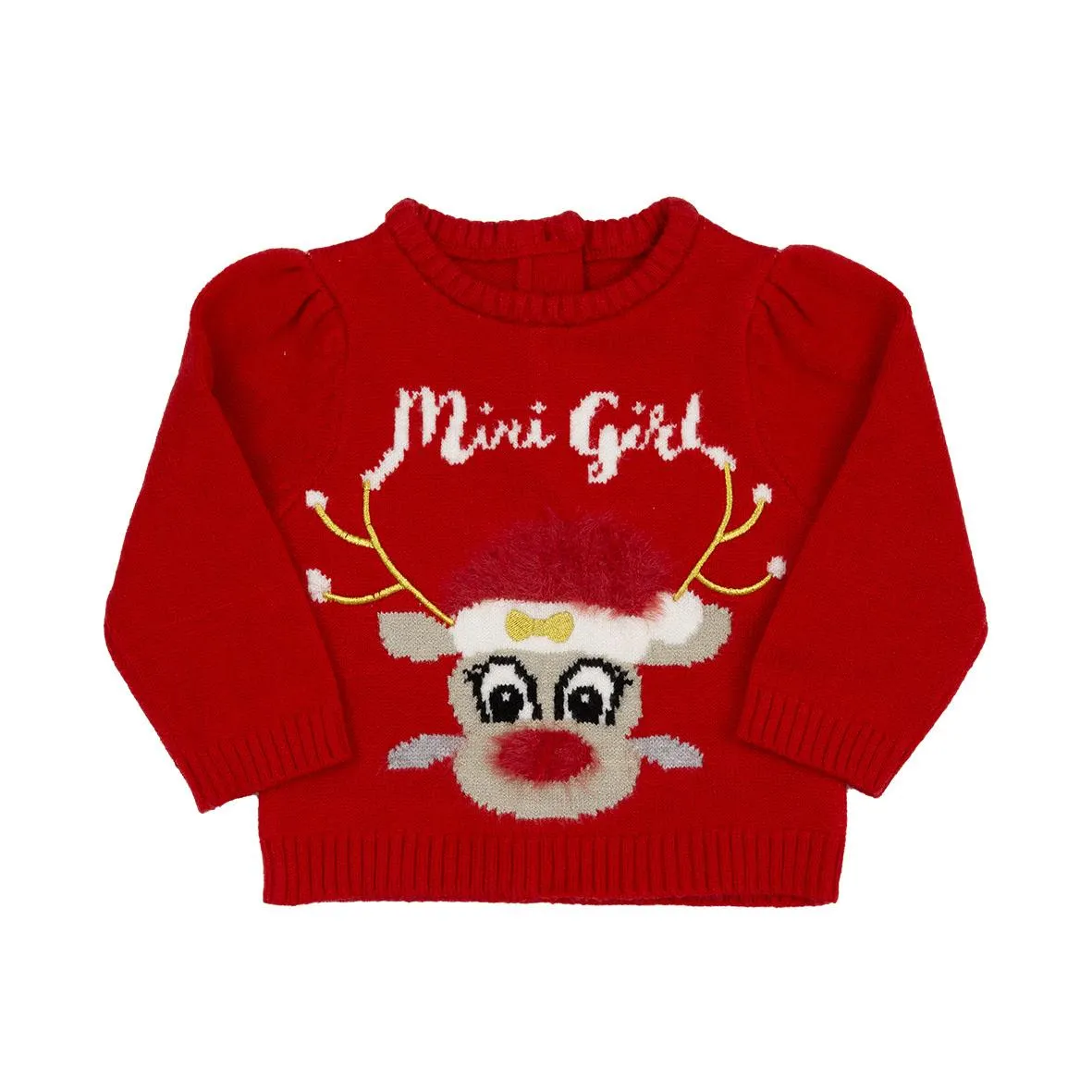 Mawi maglia natale tricot renna femmina