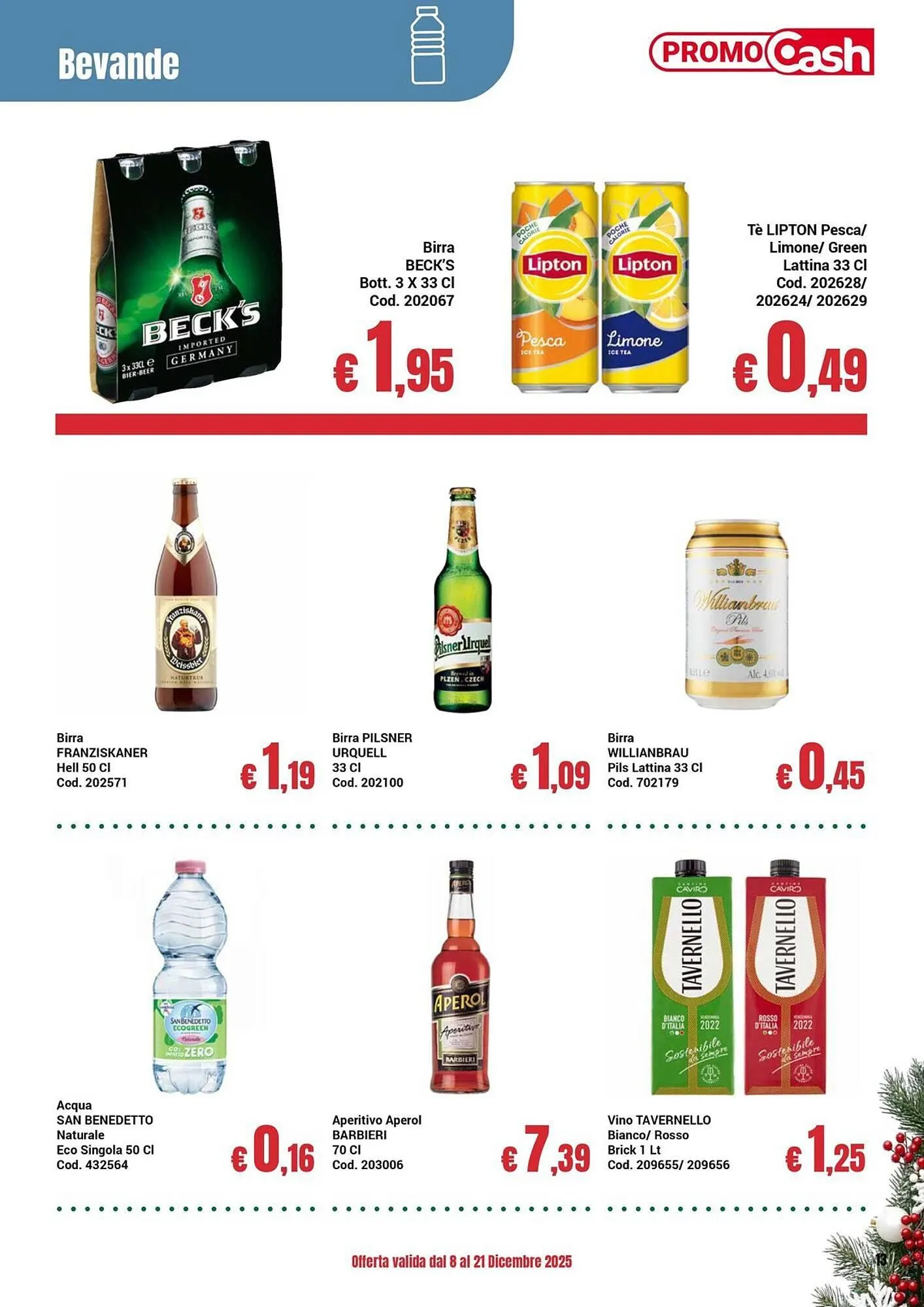 Volantino Centro Cash da 8 dicembre a 21 dicembre di 2025 - Pagina del volantino 13