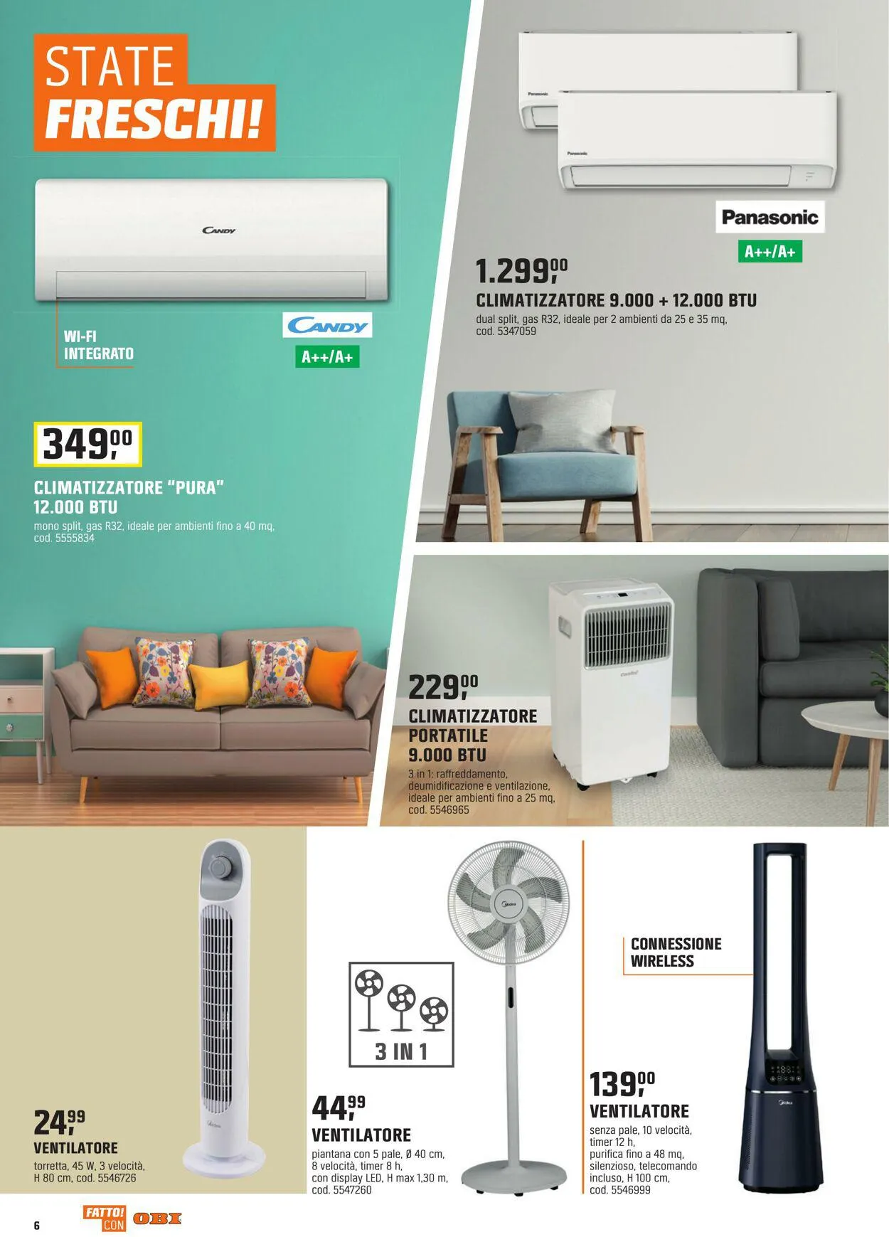 OBI Volantino attuale da 19 luglio a 17 agosto di 2023 - Pagina del volantino 6