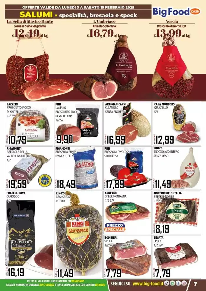 Carnevale innamorati della convenienza da 3 febbraio a 15 febbraio di 2025 - Pagina del volantino 7