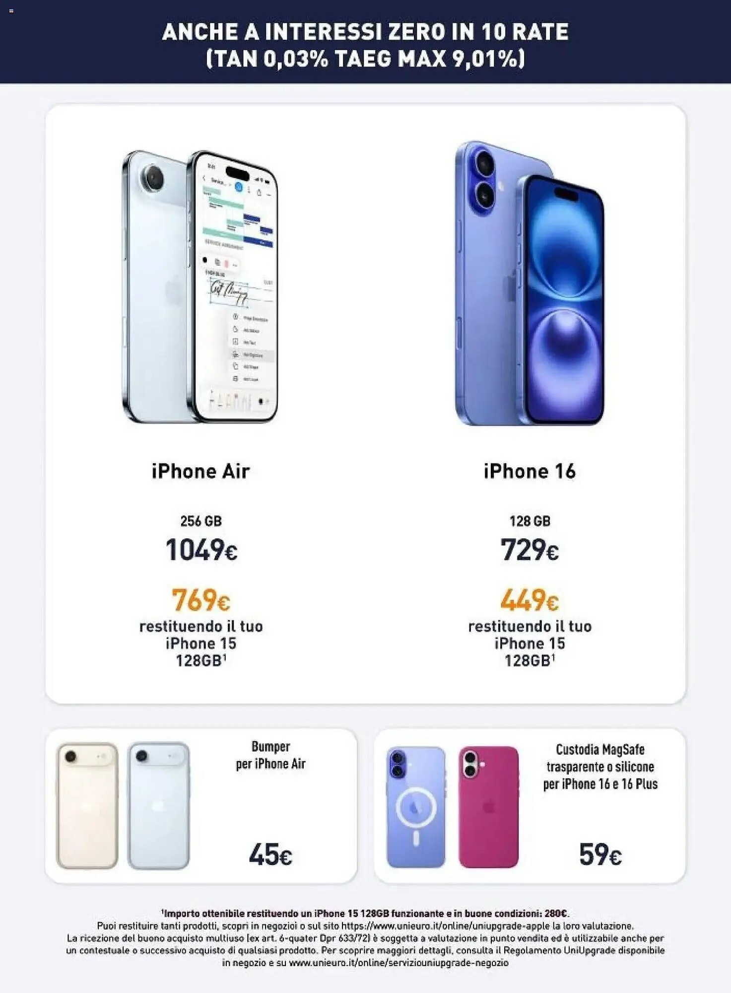 Volantino Unieuro da 20 marzo a 27 marzo di 2026 - Pagina del volantino 10