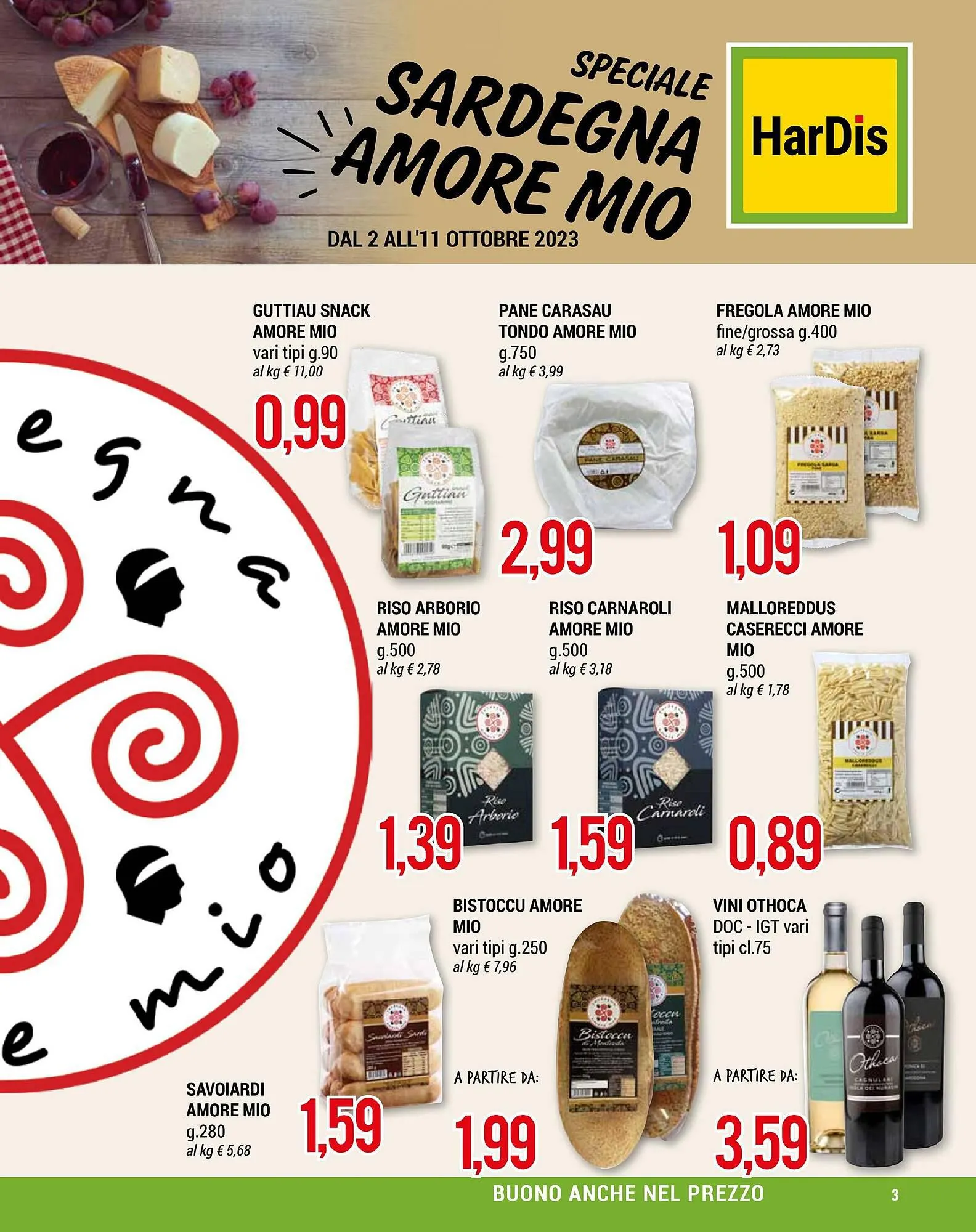 Volantino Hardis da 2 ottobre a 11 ottobre di 2023 - Pagina del volantino 3