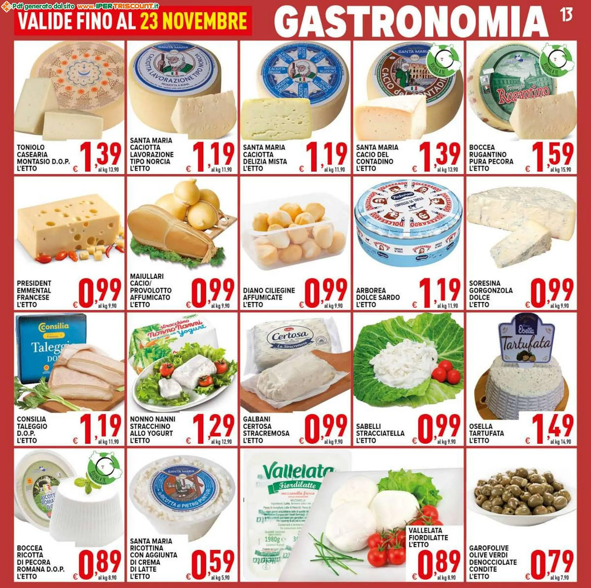 Volantino Iper Triscount da 15 novembre a 23 novembre di 2023 - Pagina del volantino 13