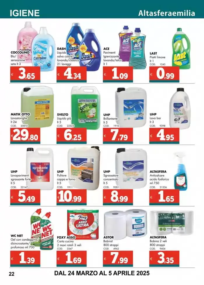 Il meglio per voi professionisti da 25 marzo a 5 aprile di 2025 - Pagina del volantino 22
