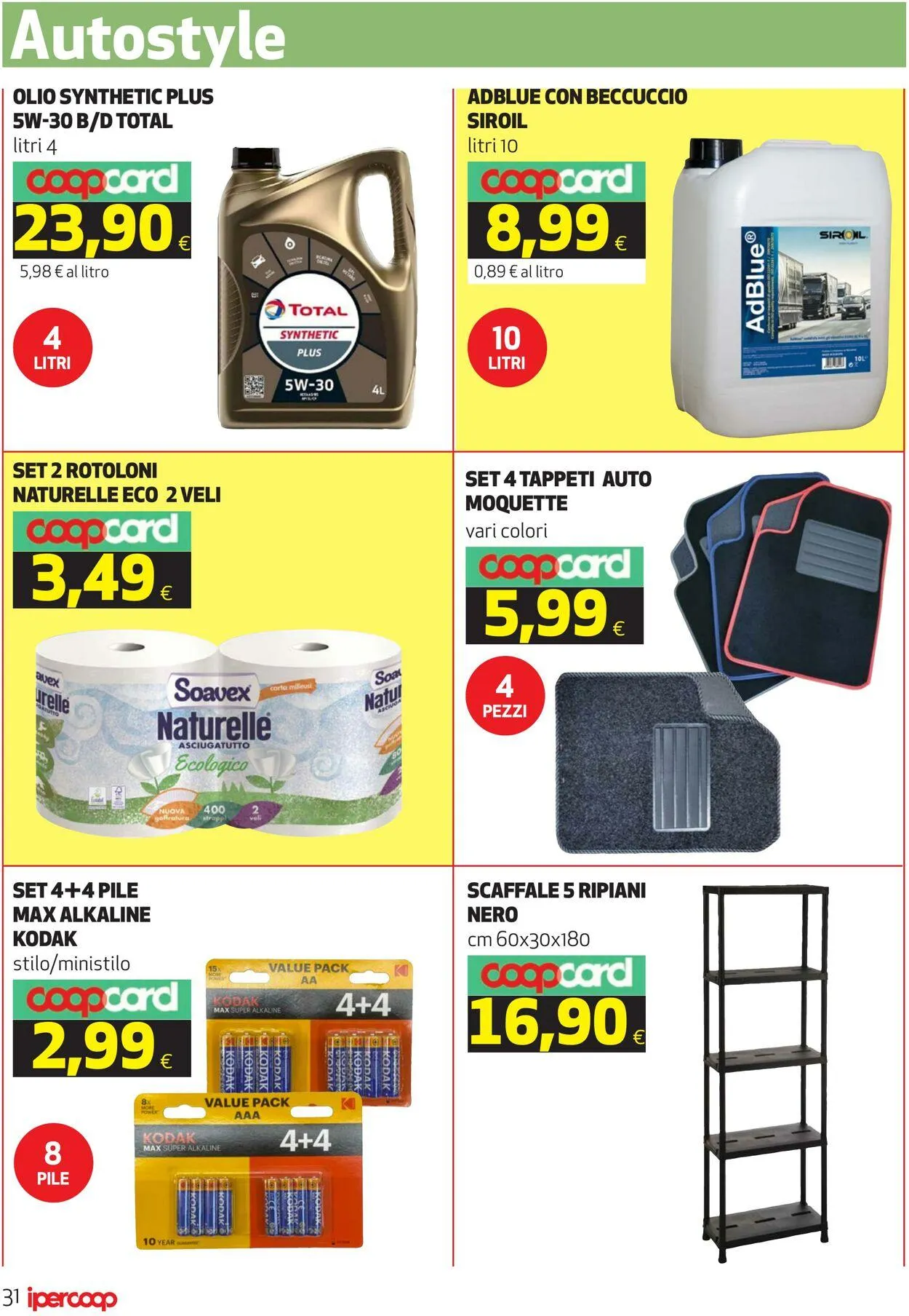 Coop Volantino attuale da 6 agosto a 17 agosto di 2025 - Pagina del volantino 31