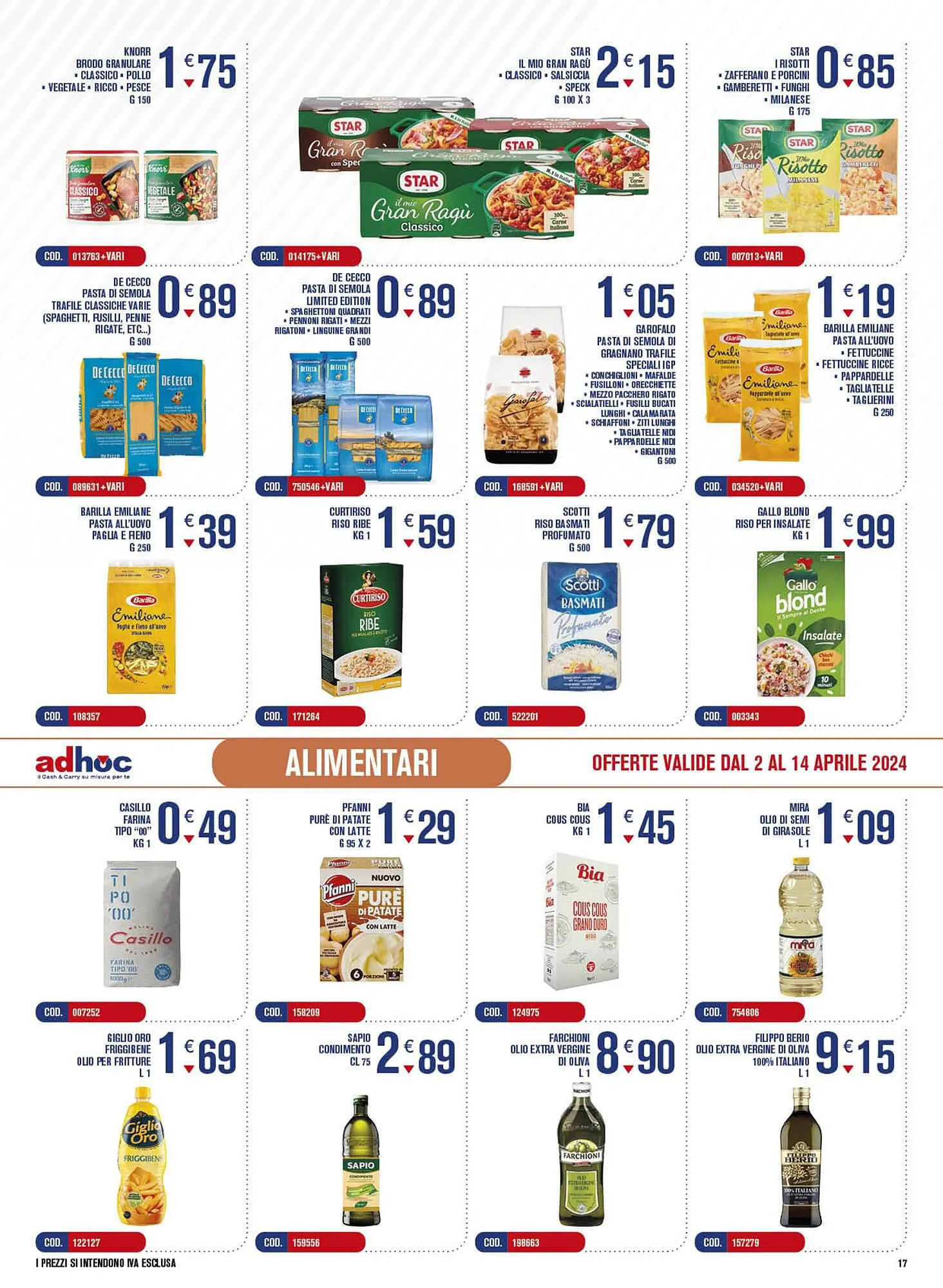 Volantino Adhoc da 2 aprile a 14 aprile di 2024 - Pagina del volantino 17
