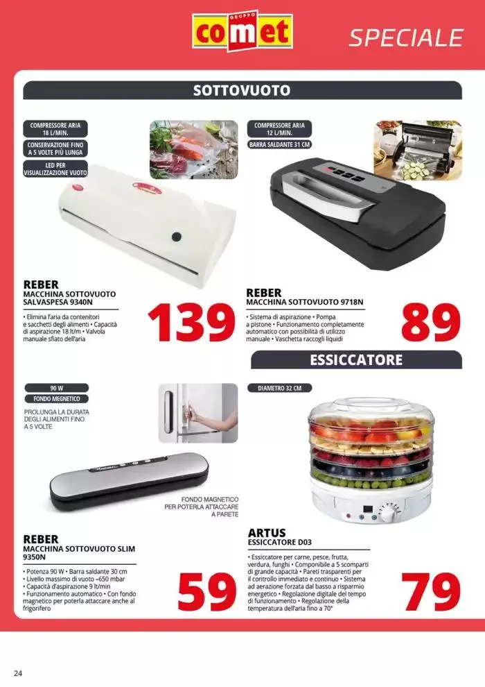 Speciale Piccoli Elettrodomestici da Comet! da 20 marzo a 2 aprile di 2025 - Pagina del volantino 24