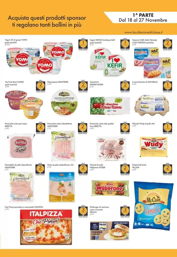 Raccolta Bollini collezione di classe da 21 novembre a 16 febbraio di 2025 - Pagina del volantino 3