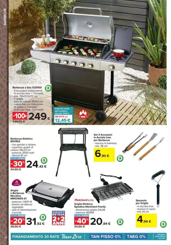 Stile e comfort all'aperto da 1 aprile a 30 aprile di 2025 - Pagina del volantino 28