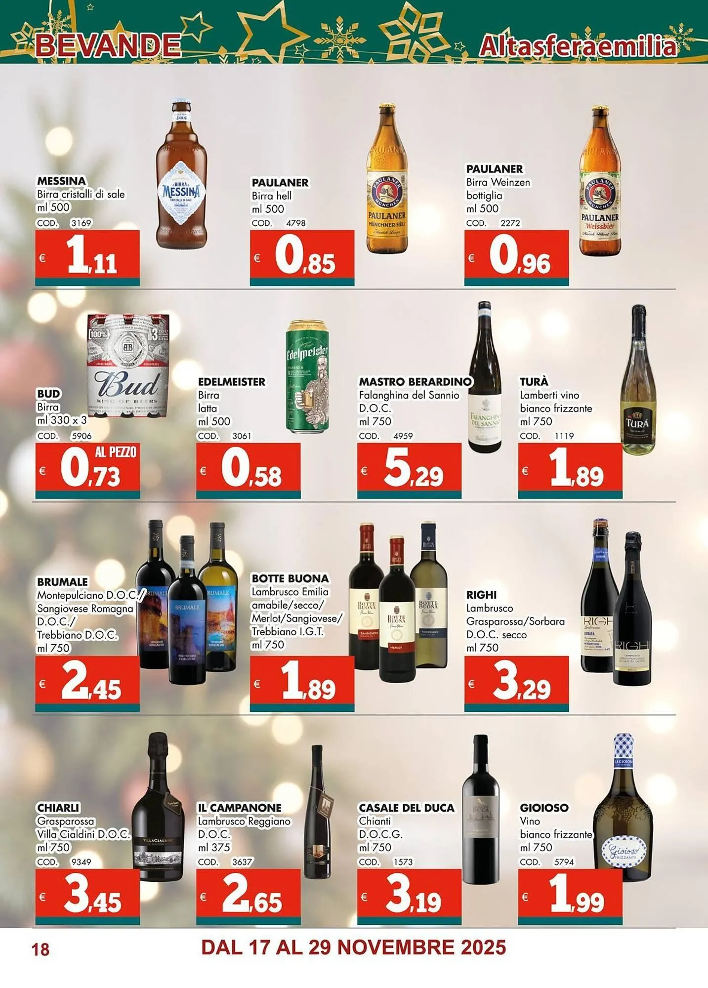 Volantino Altasfera da 17 novembre a 29 novembre di 2025 - Pagina del volantino 18