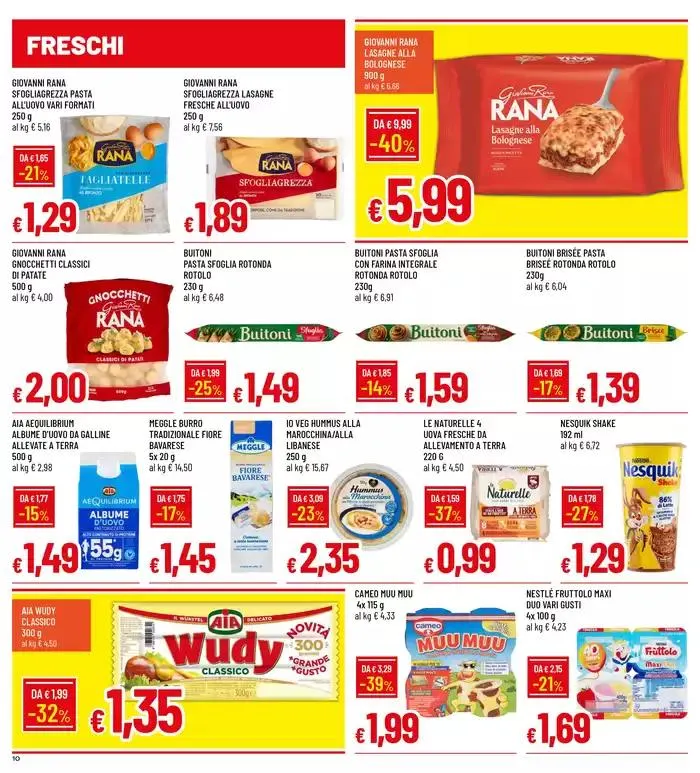 GRANDI MARCHE A PICCOLI PREZZI da 28 ottobre a 10 novembre di 2024 - Pagina del volantino 10
