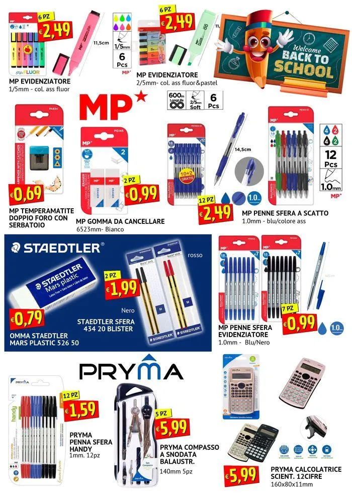 Mega Moncalieri - Convenienza Scuola! da 27 agosto a 18 settembre di 2024 - Pagina del volantino 4