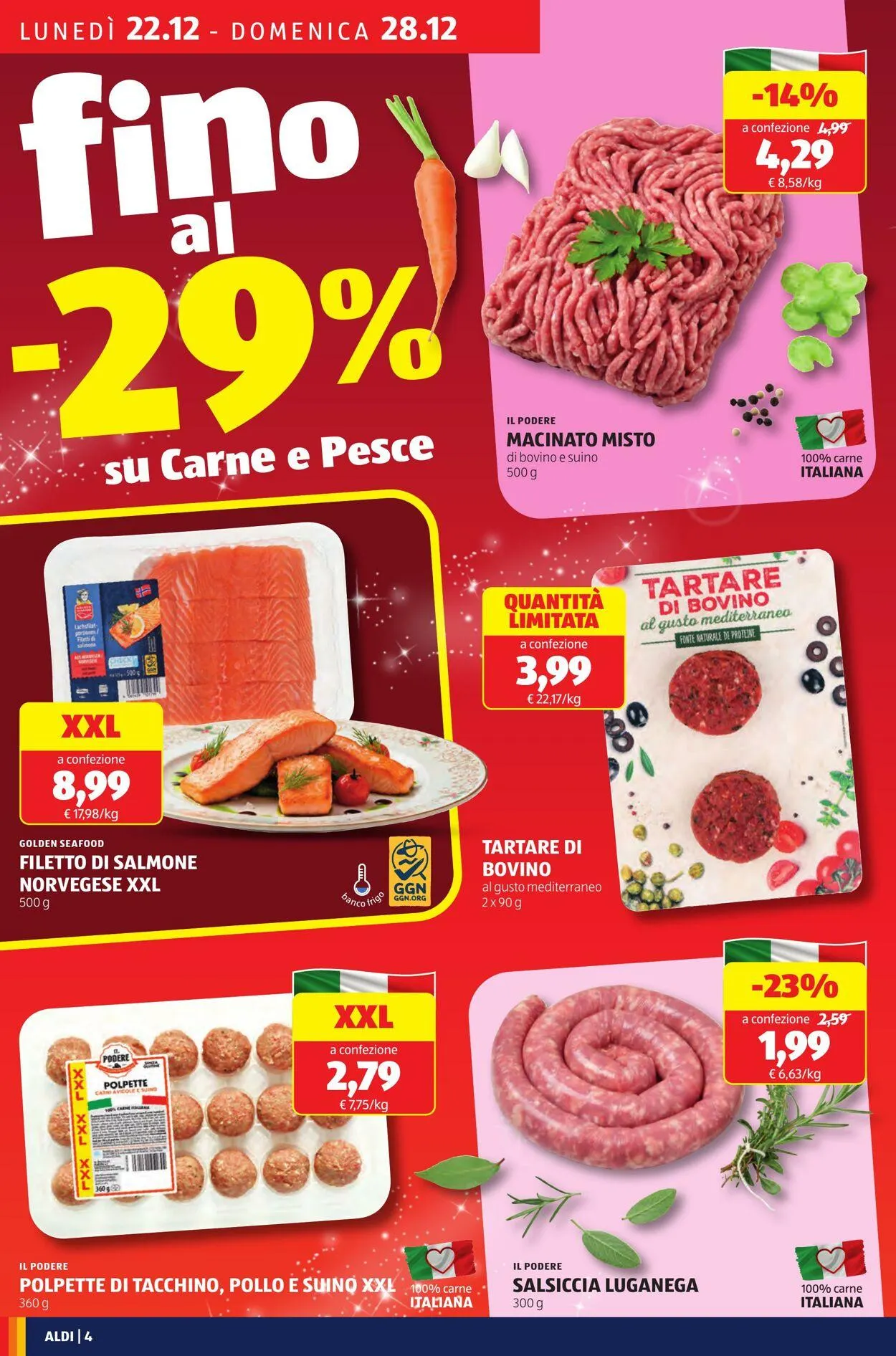Aldi Volantino attuale da 22 dicembre a 28 dicembre di 2025 - Pagina del volantino 4