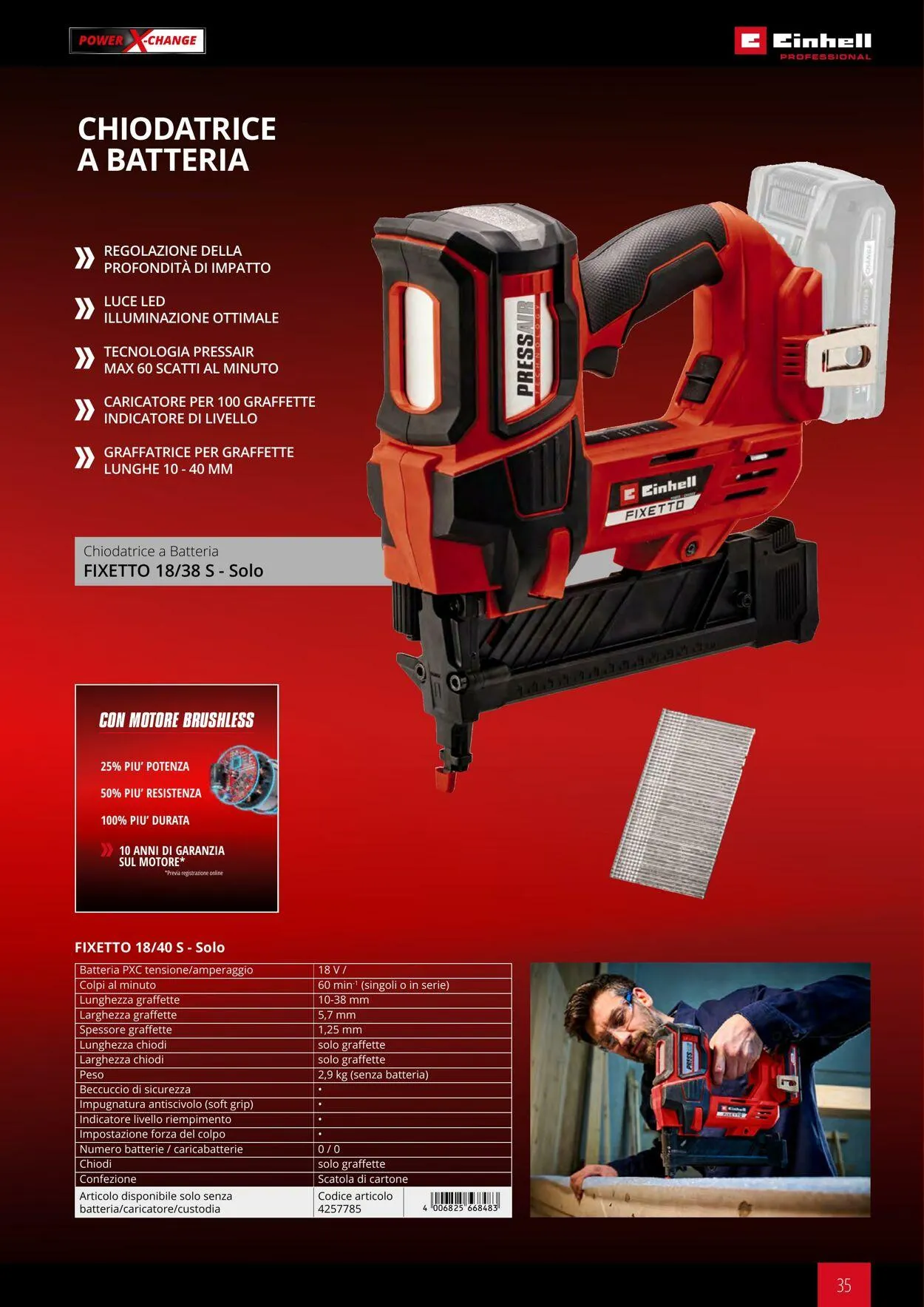 Einhell da 17 giugno a 17 dicembre di 2025 - Pagina del volantino 35