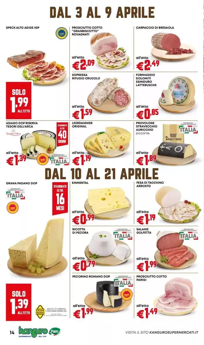 Piu a meno solo da noi da 3 aprile a 21 aprile di 2025 - Pagina del volantino 14