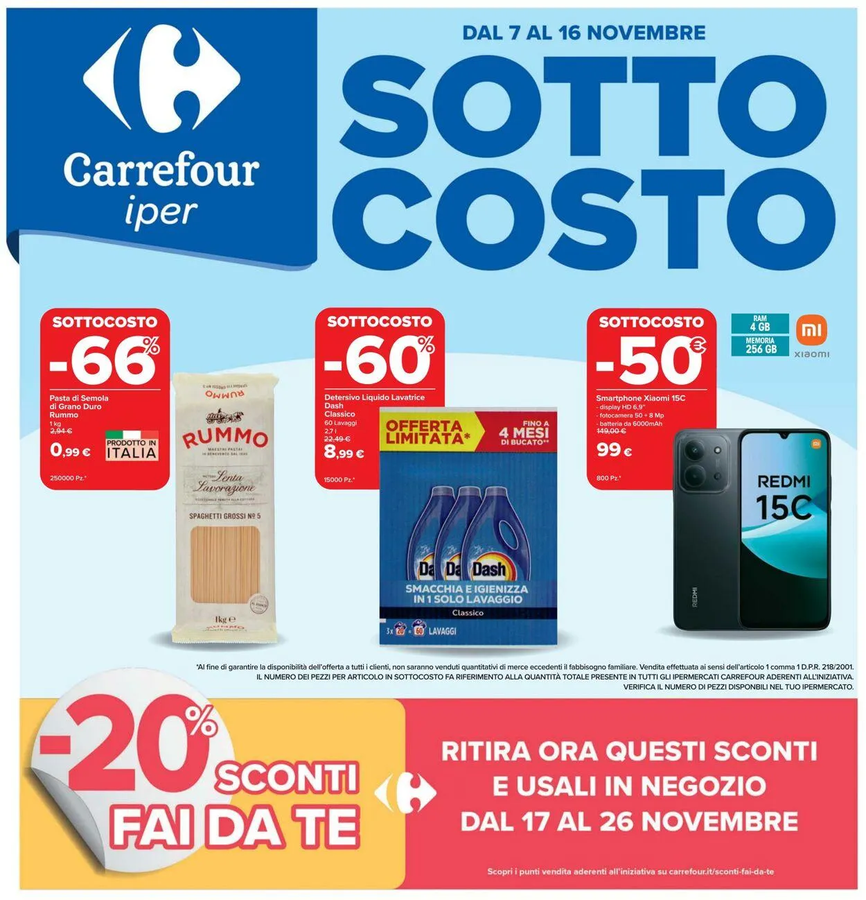 Carrefour Volantino attuale da 7 novembre a 16 novembre di 2025 - Pagina del volantino 1