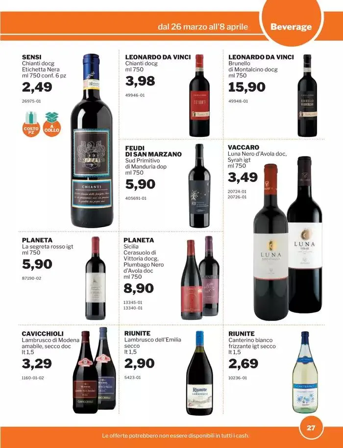 Food&Beverage da 26 marzo a 8 aprile di 2025 - Pagina del volantino 27