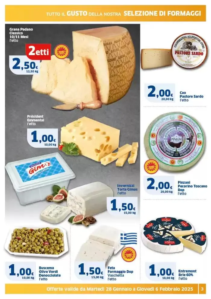 Prezzi tondi da 28 gennaio a 6 febbraio di 2025 - Pagina del volantino 3