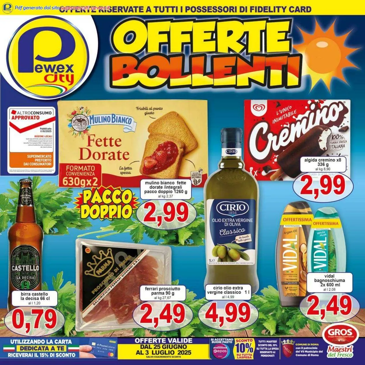 Pewex Volantino attuale da 25 giugno a 3 luglio di 2025 - Pagina del volantino 1