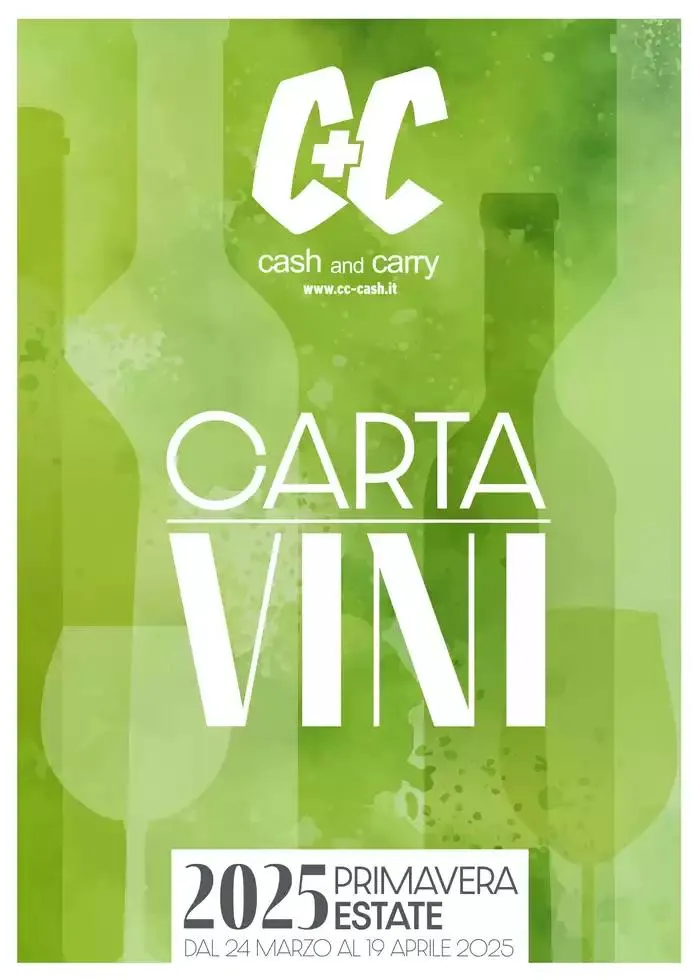 Carta Vini Primavera-Estate 2025 da 24 marzo a 19 aprile di 2025 - Pagina del volantino 1