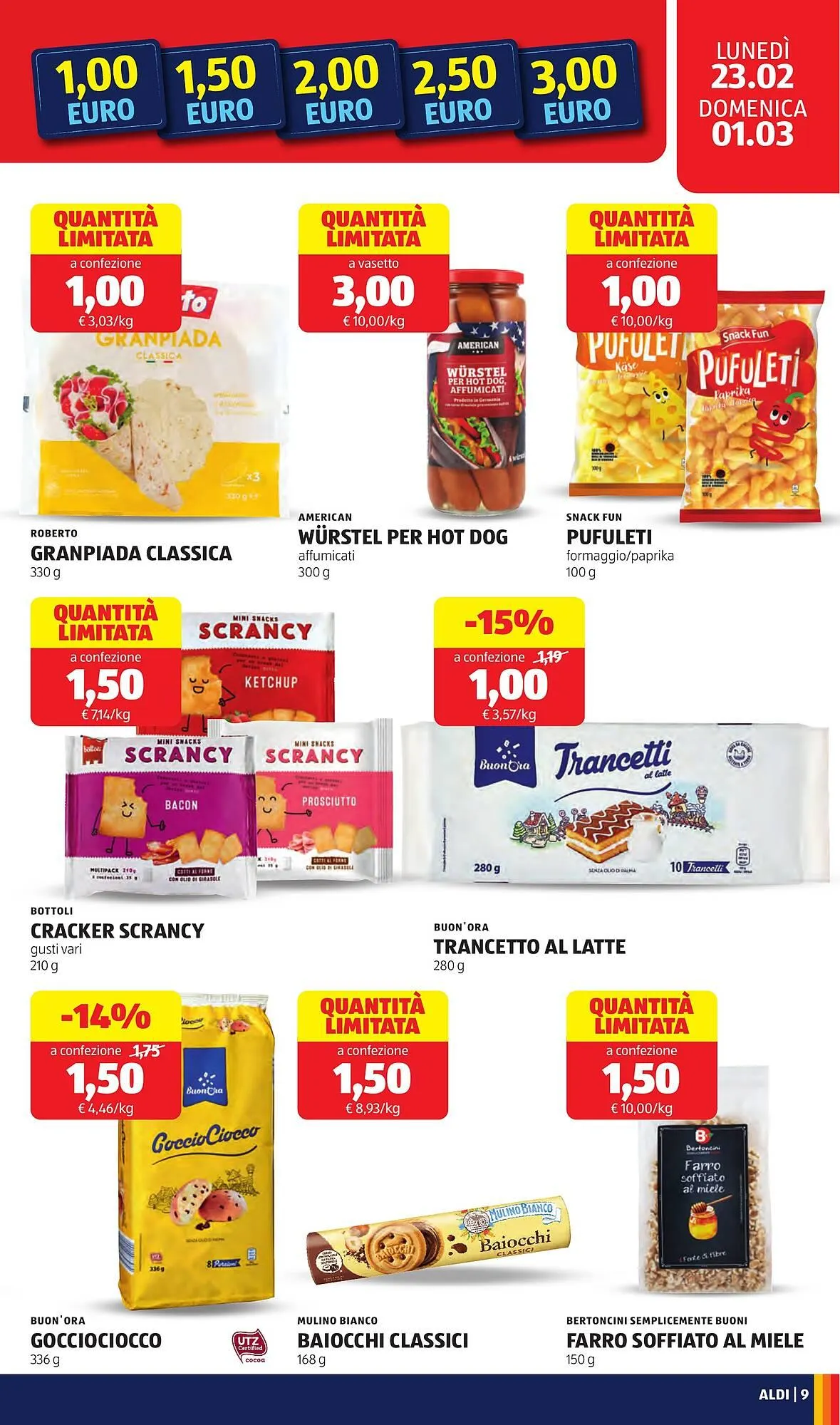 Volantino ALDI da 23 febbraio a 1 marzo di 2026 - Pagina del volantino 9