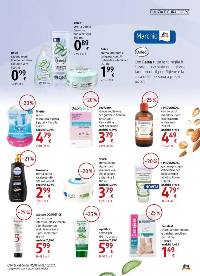 Journal da 5 settembre a 2 ottobre di 2024 - Pagina del volantino 5