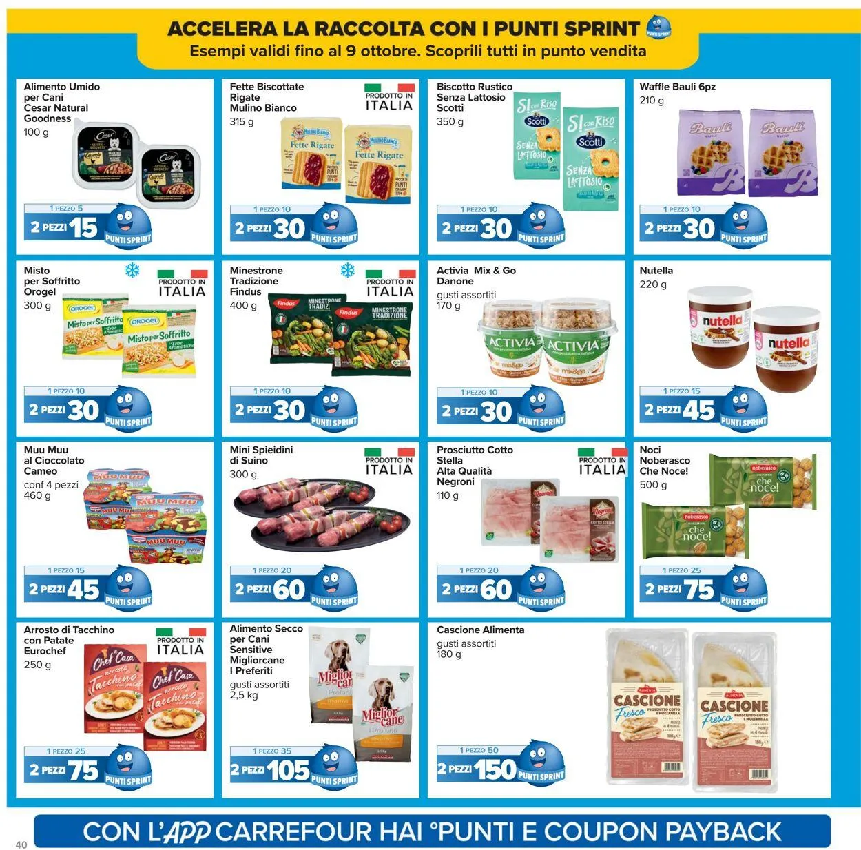 Carrefour Volantino attuale da 15 settembre a 25 settembre di 2025 - Pagina del volantino 40
