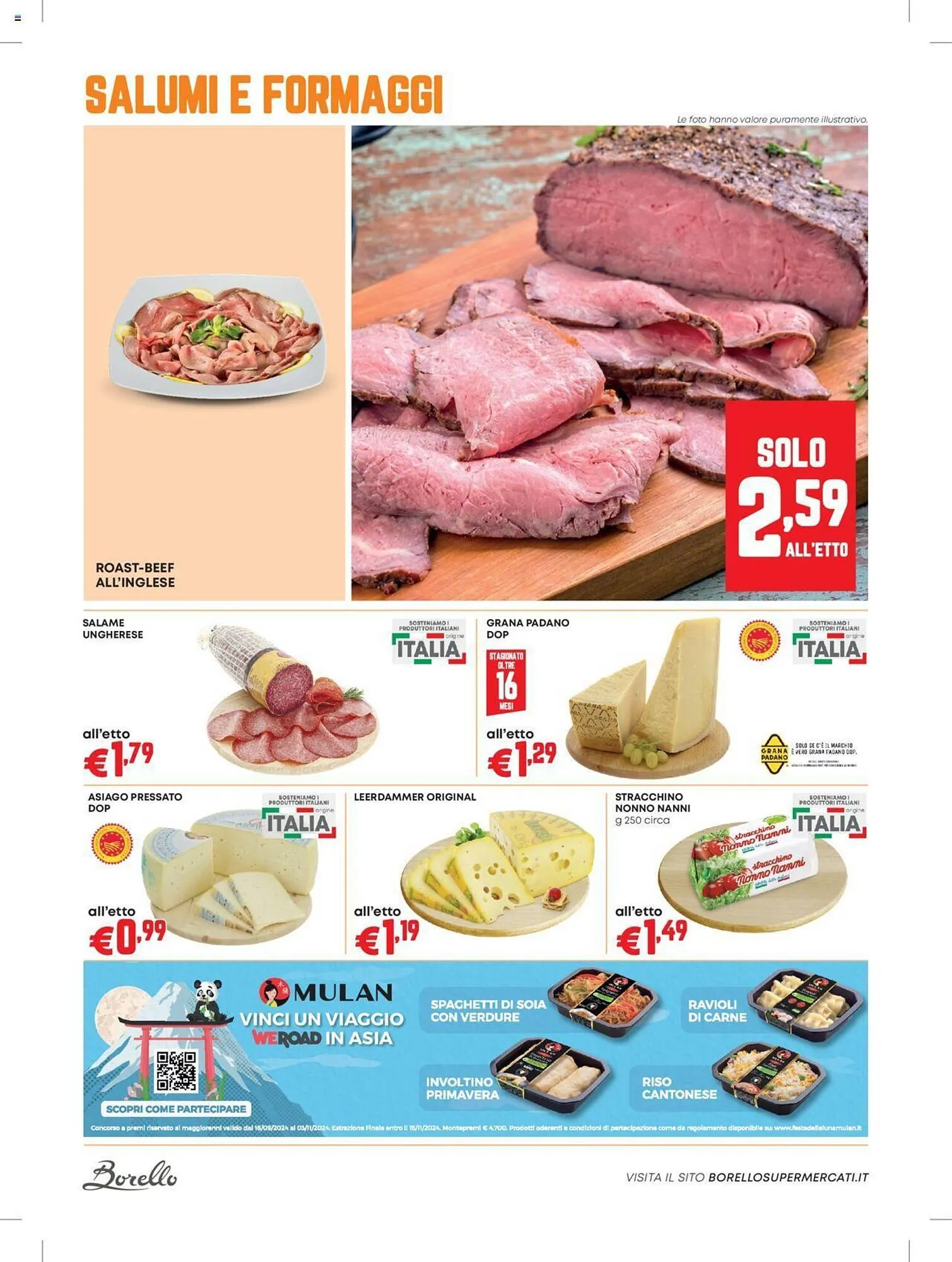 Volantino Borello Supermercati da 17 ottobre a 30 ottobre di 2024 - Pagina del volantino 9