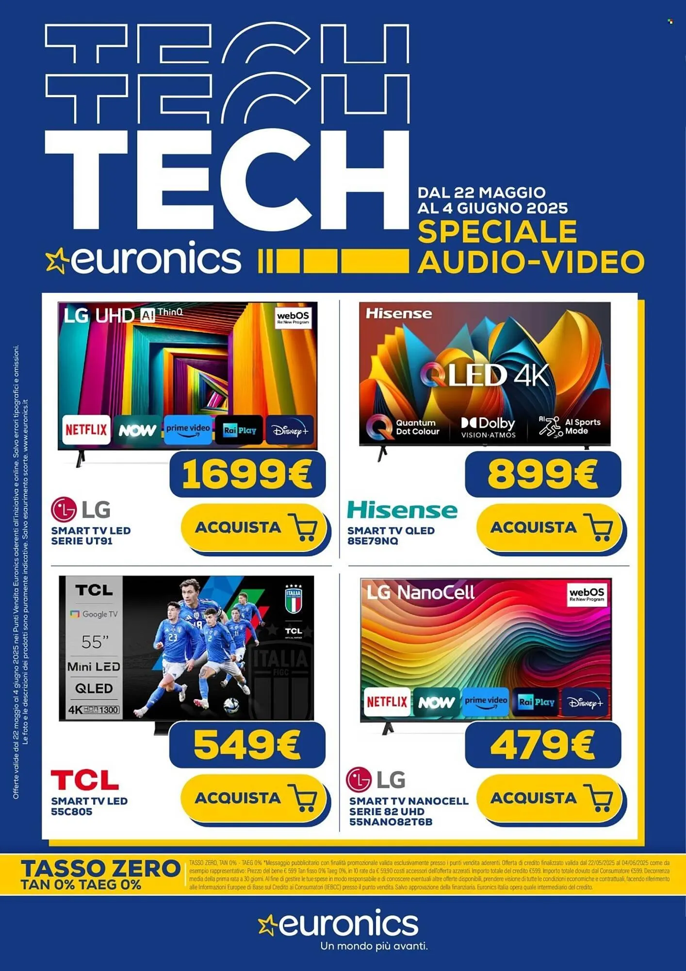 Volantino Euronics da 22 maggio a 4 giugno di 2025 - Pagina del volantino 1