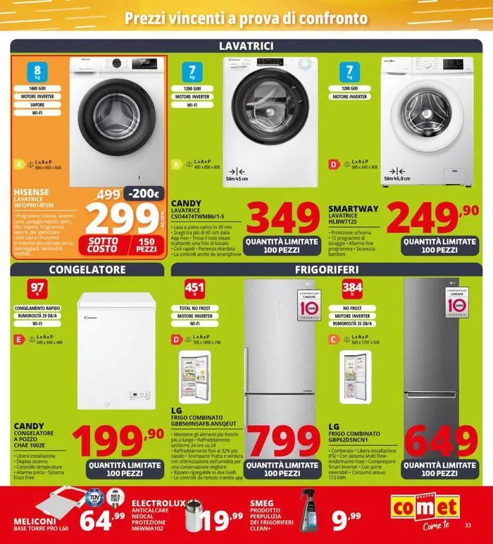 SOTTOCOSTO da Comet! da 5 luglio a 14 luglio di 2024 - Pagina del volantino 33