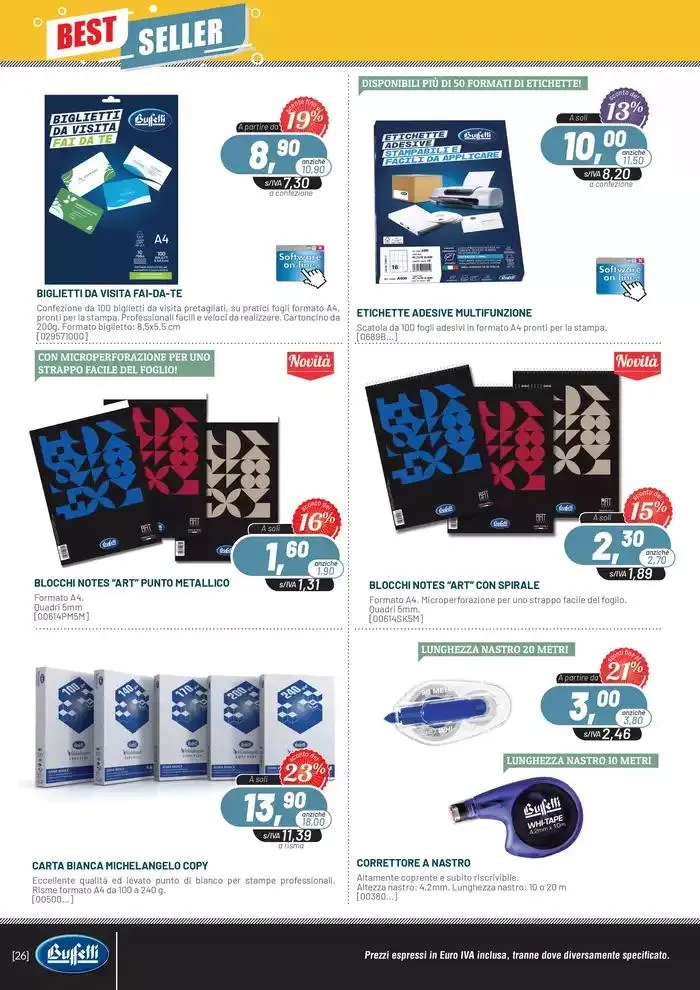 I nostri best seller da 4 marzo a 30 aprile di 2025 - Pagina del volantino 26