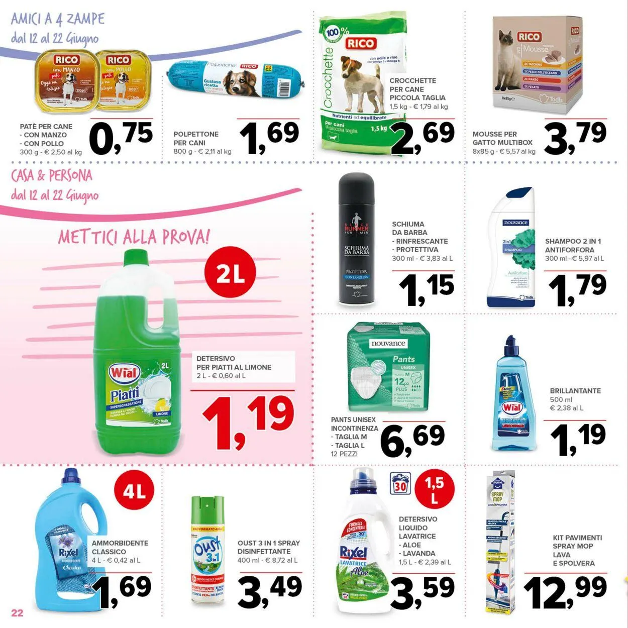 Todis Volantino attuale da 6 agosto a 20 agosto di 2025 - Pagina del volantino 22