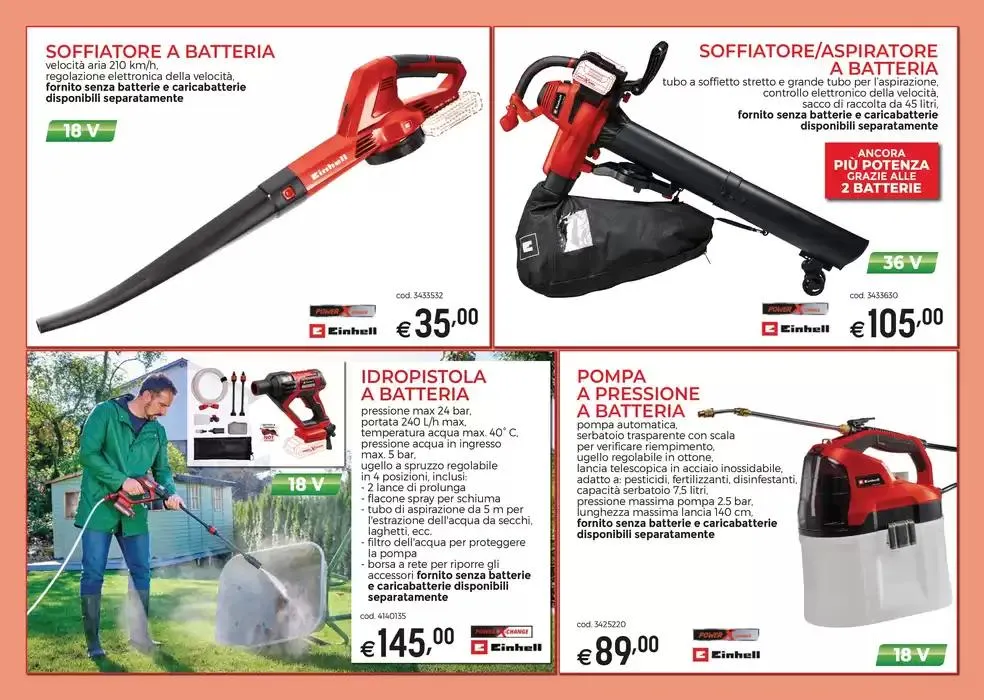 Macchine da giardino da 19 marzo a 22 settembre di 2025 - Pagina del volantino 24