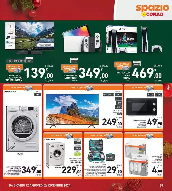  A Natale vivi una esperienza di gusto Sapori & Buone Feste da 12 dicembre a 26 dicembre di 2024 - Pagina del volantino 35