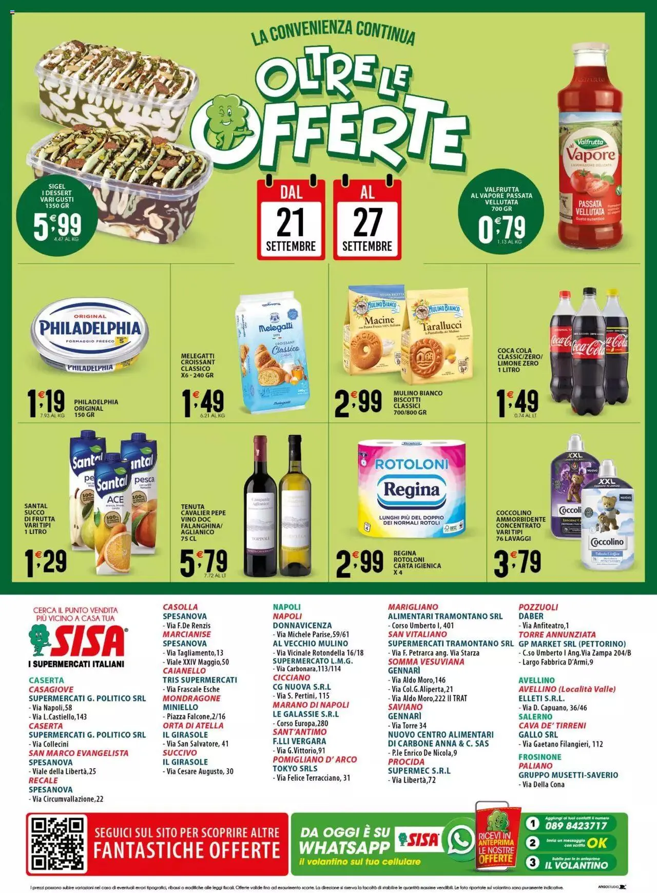 SISA - Campania volantino da 14 settembre a 27 settembre di 2023 - Pagina del volantino 24