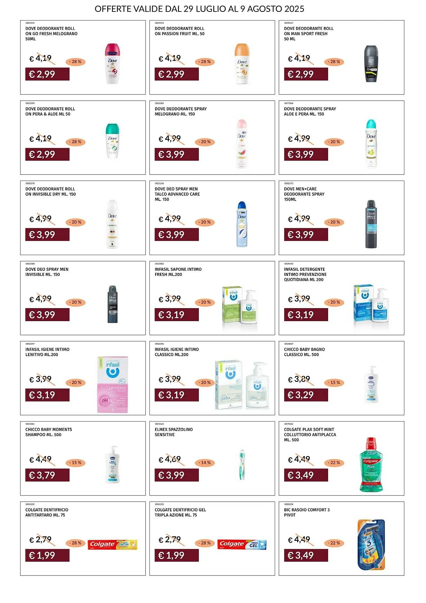 Volantino Prezzemolo e Vitale da 29 luglio a 9 agosto di 2025 - Pagina del volantino 39