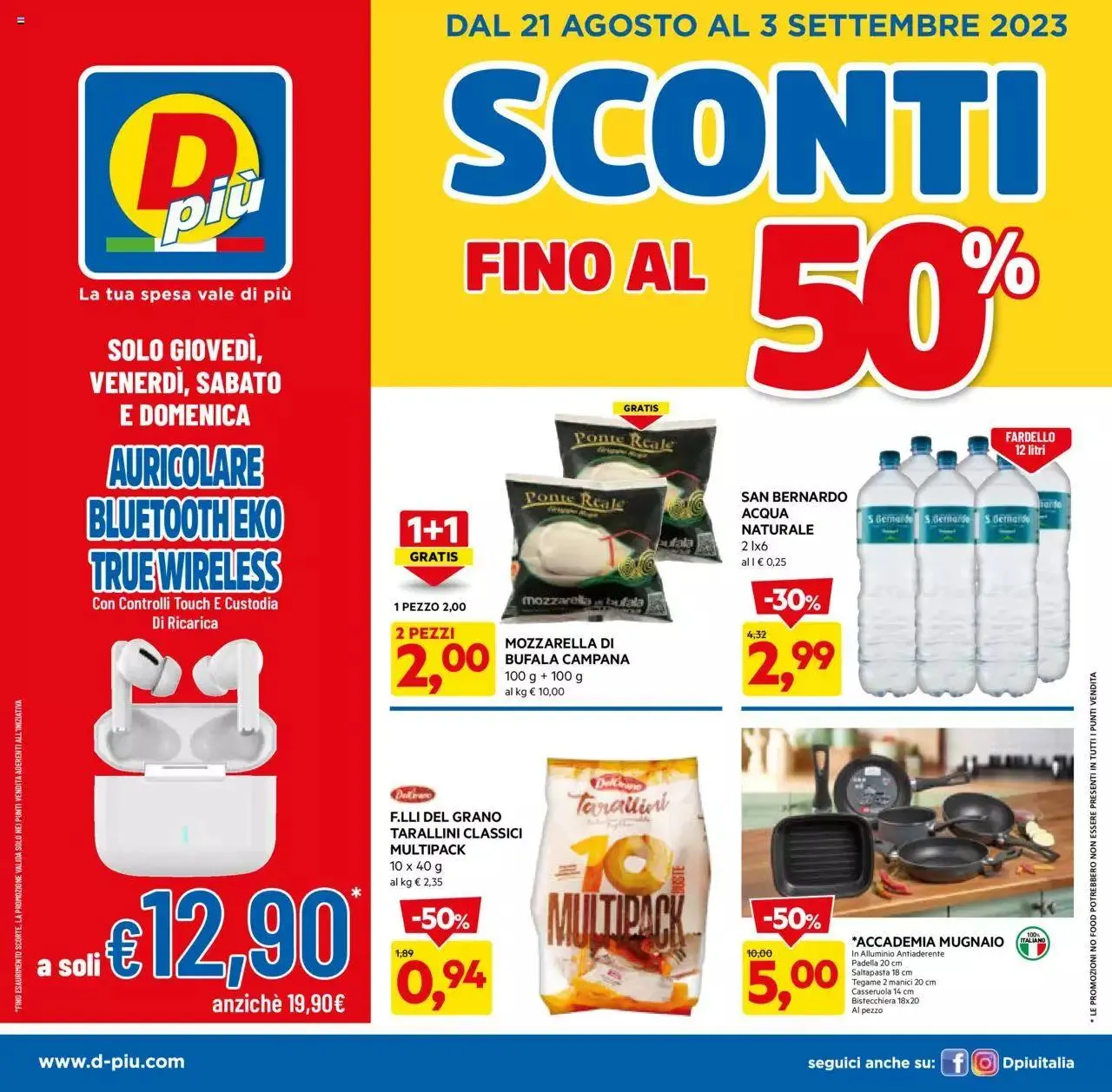 Volantino D Più da 21 agosto a 3 settembre di 2023 - Pagina del volantino 1