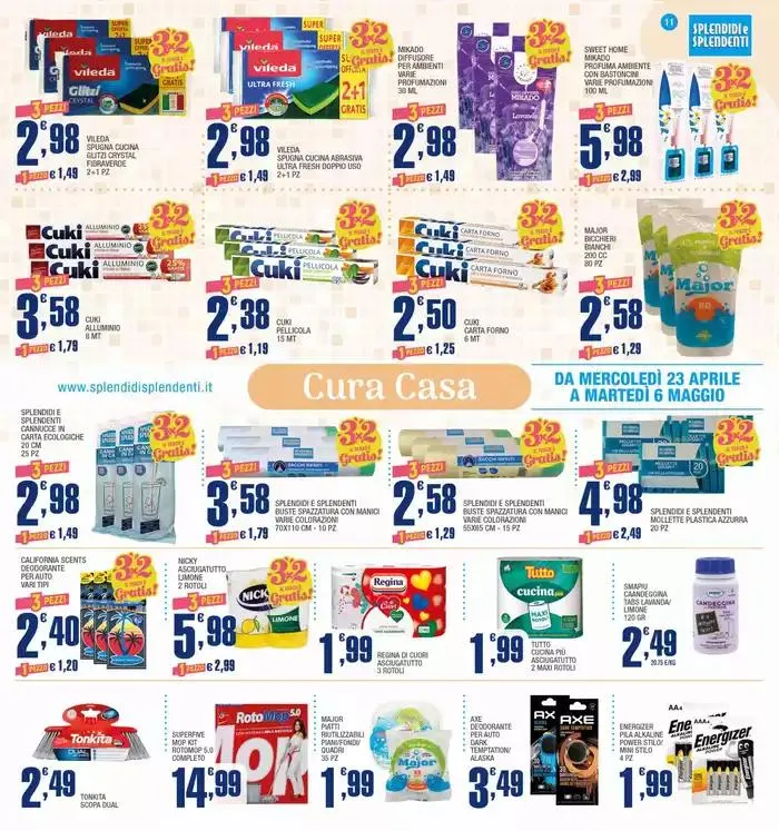 Prendi 3 paghi 2 da 23 aprile a 6 maggio di 2025 - Pagina del volantino 11
