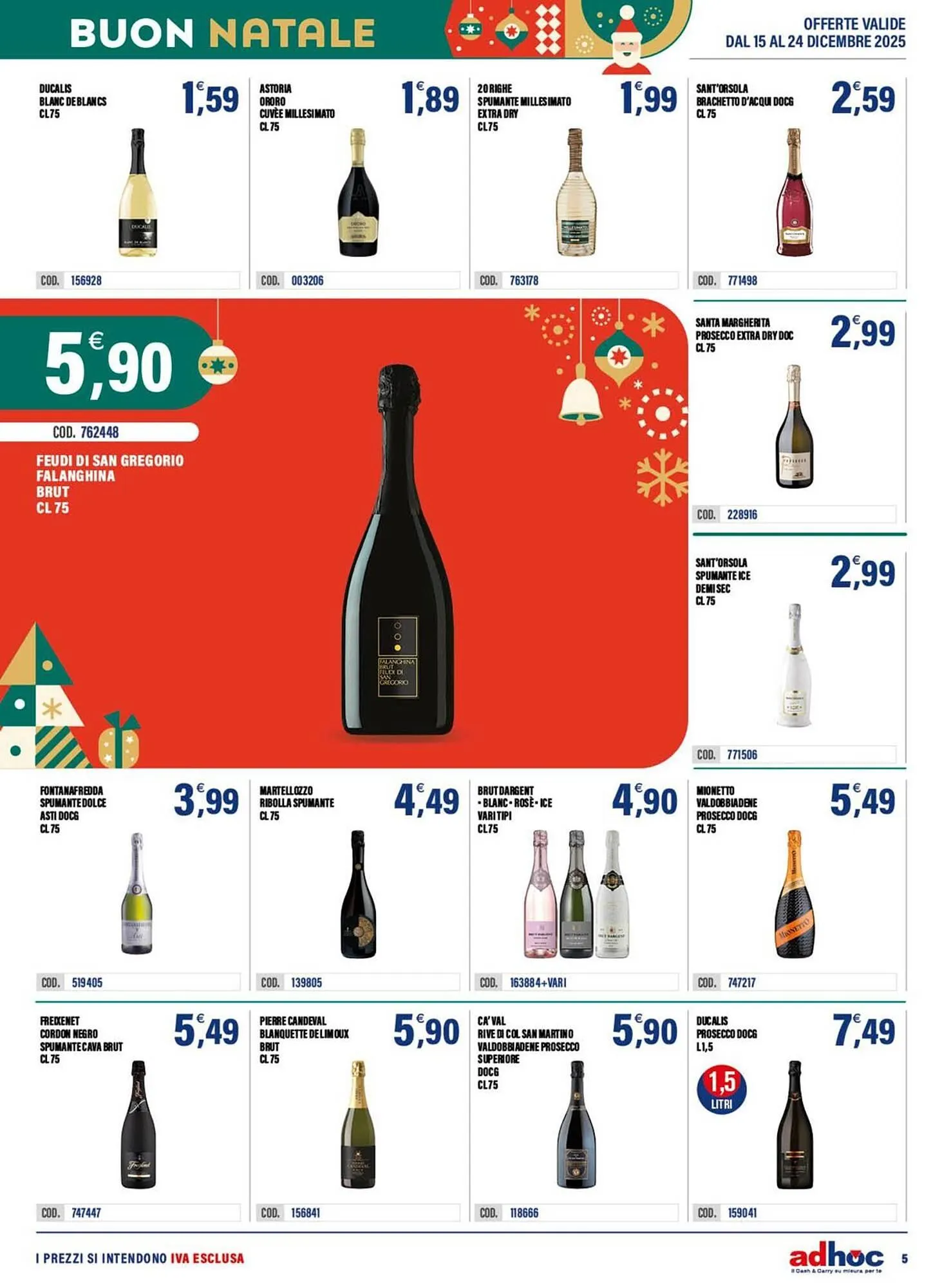 Volantino Adhoc da 15 dicembre a 24 dicembre di 2025 - Pagina del volantino 5