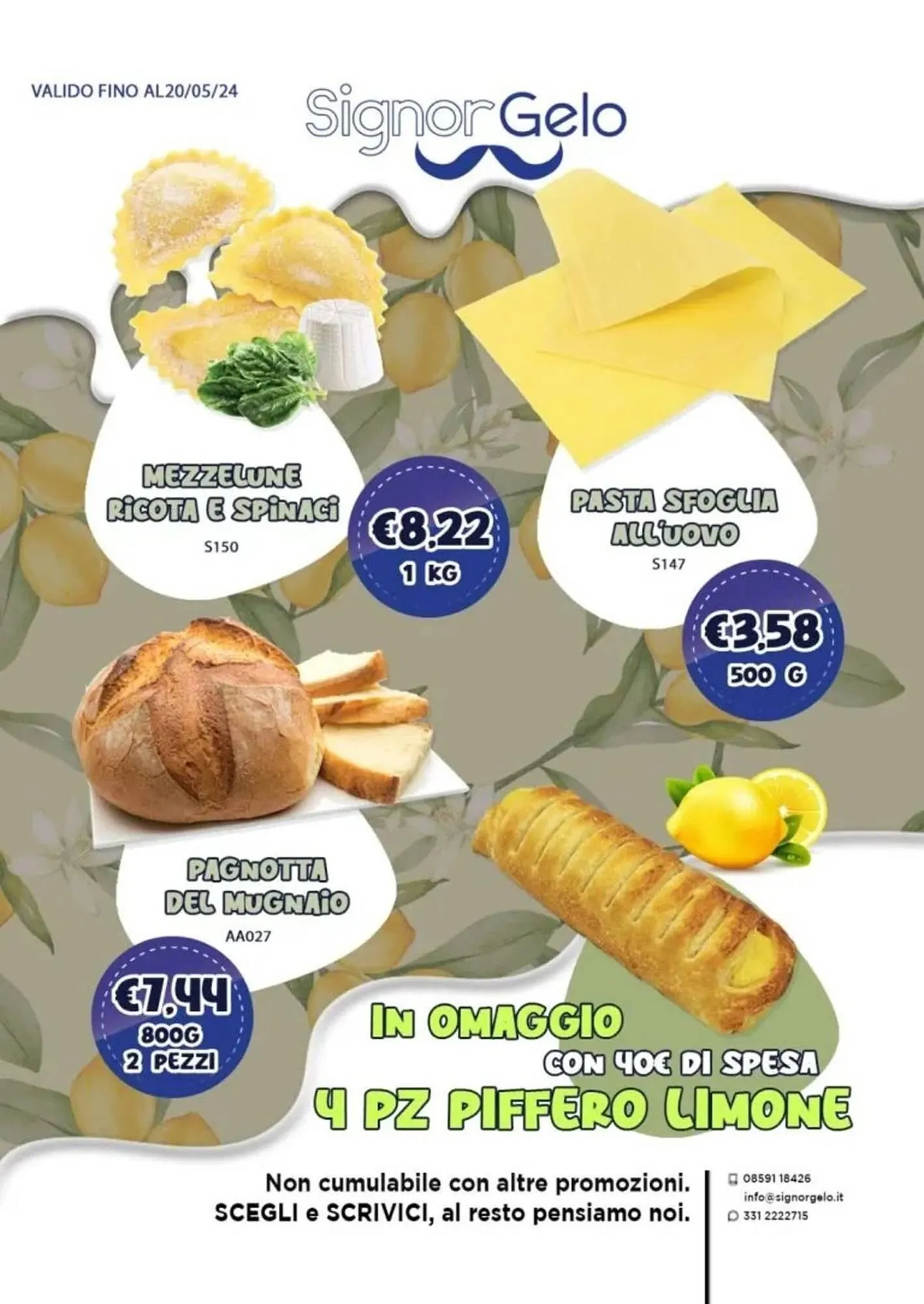 Volantino Signor Gelo - 1